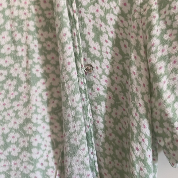 Rouje Paris Gabin Fleurette Menthol Wrap Dress - Picture 11 of 11